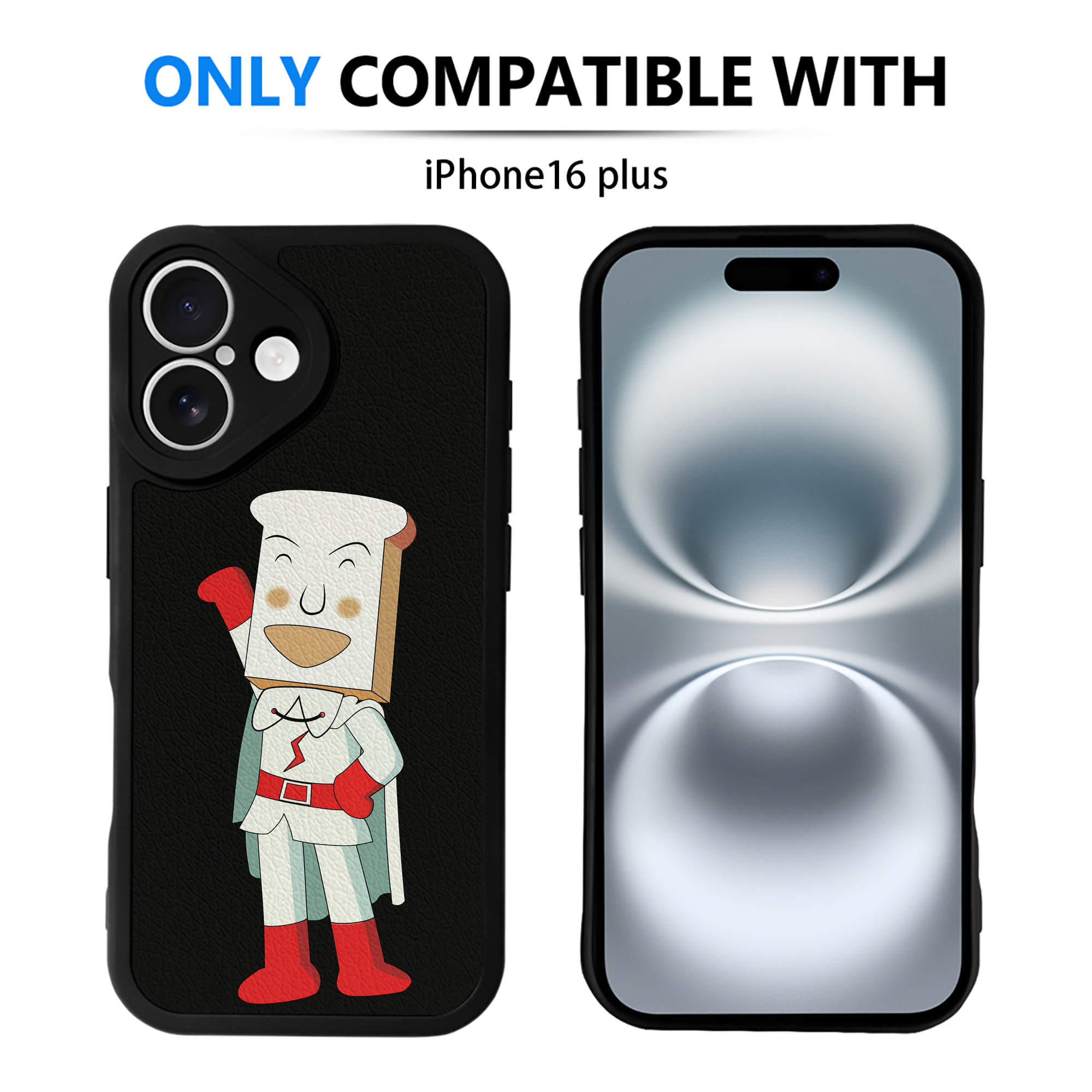 （画像用） アンパンマン Anpanman 【iPhone 16シリーズ対応】シリコンスマホケース（レザー調） 材質：シリコン